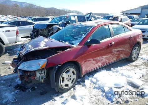 2008 Pontiac G6 Value Leader from USA, damaged, VIN 1G2ZF57B184306689